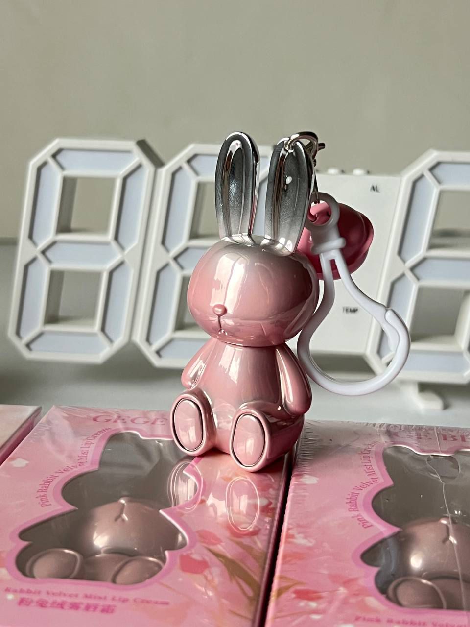 رژ لب مایع خرگوشی gegebear (آویز دار) کره ای
