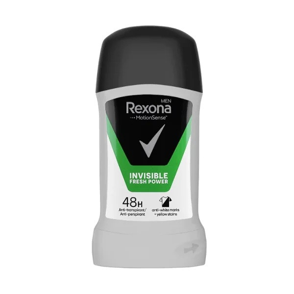 استیک دئودورانت مردانه رکسونا INVISIBLE FRESH POWER