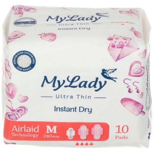 نوار بهداشتی مای لیدی سایز متوسط نرم و نازک